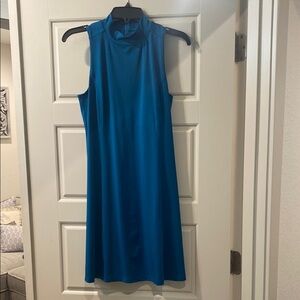 Sleeveless Blue Dress